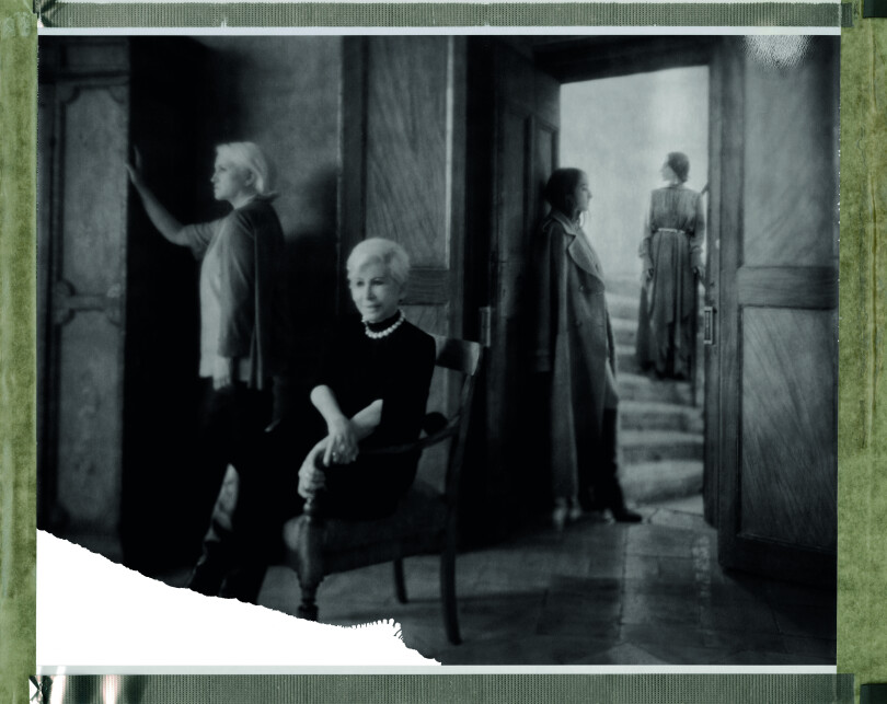 Trois générations de la famille Fendi photographiées par Nikolai von Bismarck.